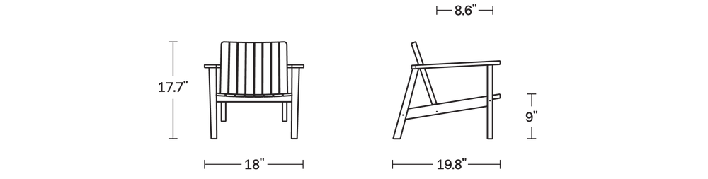 A product dimensions graphic